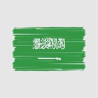 saudi arabien flagga vektor. nationell flagga vektor
