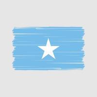 Somalia-Flaggenvektor. Nationalflagge vektor