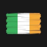 Vektor der irischen Flagge. Nationalflagge