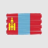 mongoliet flagga vektor. nationell flagga vektor
