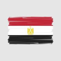 egypten flagga vektor. nationell flagga vektor