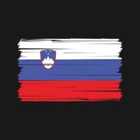 slovenien flagga vektor. nationell flagga vektor