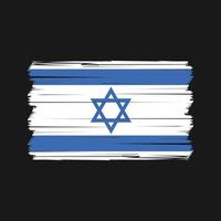 Vektor der israelischen Flagge. Vektor der Nationalflagge