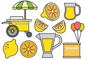 Gratis Lemonade Stativ Ikoner Vector