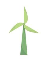 Windkraftanlage grüne Energie vektor