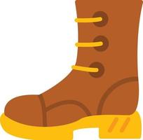 flaches Boot-Symbol vektor