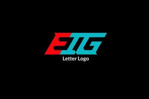 Eig-Buchstaben-Logo vektor