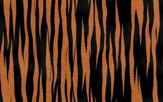 Tarnung Tiger Musterdesign Textur hellorange Hintergrund und schwarze Streifen elegantes Muster pelzige Mode vektor