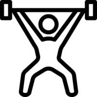 Fitness-Vektor-Illustration auf einem Hintergrund. Premium-Qualitäts-Symbole. Vektor-Icons für Konzept und Grafikdesign. vektor