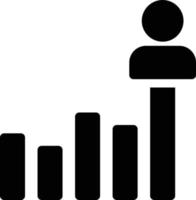 stapeldiagram vektor illustration på en bakgrund. premium kvalitet symbols.vector ikoner för koncept och grafisk design.