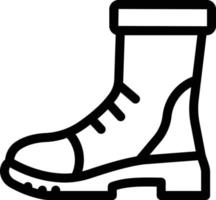 Boot-Vektor-Illustration auf einem Hintergrund. Premium-Qualitäts-Symbole. Vektor-Icons für Konzept und Grafikdesign. vektor