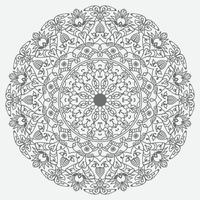 Luxus dekorative Mandala Design Hintergrund vektor