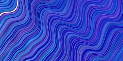 hellrosa, blauer Vektorhintergrund mit trockenen Linien.