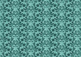 Free vector teal westlichen flourish Muster