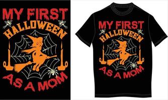 Halloween-T-Shirt-Design vektor