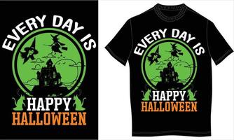 Halloween-T-Shirt-Design vektor