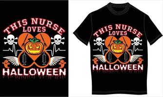 Halloween-T-Shirt-Design vektor