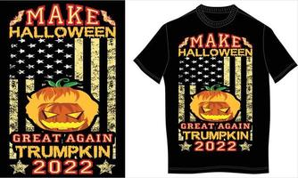 Halloween-T-Shirt-Design vektor