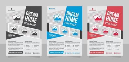 elegante hausverkauf immobilien flyer unternehmensgeschäft broschüre vorlage design broschüre vektor