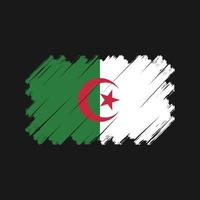 Algerien-Flaggenvektor. Nationalflagge vektor