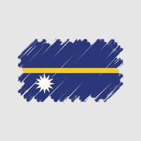 Nauru-Flaggenvektor. Nationalflagge vektor