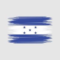 honduras flagga borsta vektor. nationell flagga borsta vektor