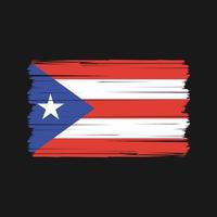 puerto rico flagga vektor. nationell flagga vektor