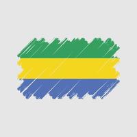 gabon flagga vektor. National flagga vektor