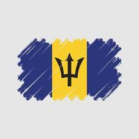 Barbados flagga vektor. National flagga vektor