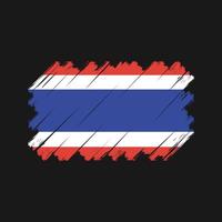 Vektor der thailändischen Flagge. Nationalflagge