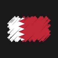 Bahrain-Flaggenvektor. Nationalflagge vektor