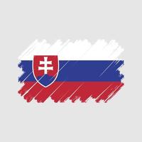 Slovakien flagga vektor. National flagga vektor