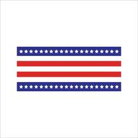 USA-Flaggenkunstbild, USA-Flagge vektor