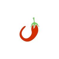 Chili-Symbol-Logo-Design vektor