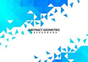 abstraktes blaues geometrisches Vektorhintergrunddesign vektor