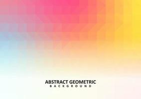 abstrakter bunter geometrischer Vektorhintergrund vektor