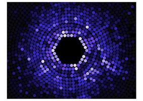 abstrakter blauer Mosaikhintergrund vektor