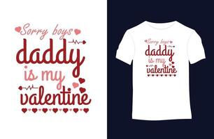 valentine vektor t-shirt design med silhuetter, typografi, skriva ut, vektor illustration