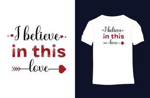 Valentinstag-Vektor-T-Shirt-Design mit Silhouetten, Typografie, Druck, Vektorillustration vektor