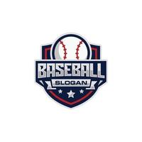 Baseball-Team-Emblem-Logo-Design-Vektor-Illustration vektor