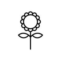 blomma ikon. Sol blomma. blomma ikon design illustration. blomma ikon tecken. blomma ikon vektor. blomma logotyp vektor design.