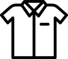 Shirt-Vektor-Illustration auf einem Hintergrund. hochwertige Symbole. Vektor-Icons für Konzept und Grafikdesign. vektor