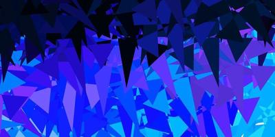 ljusrosa, blå vektorbakgrund med slumpmässiga former. vektor
