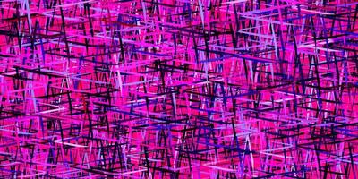dunkelvioletter, rosafarbener Vektorhintergrund mit geraden Linien. vektor