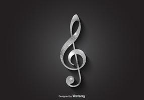 Gratis Silver Vector Violin Key