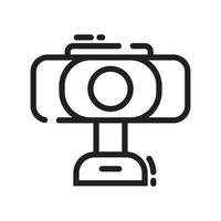 cCTV säkerhet kamera ikon vektor