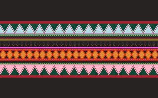 geometrische ethnische orientalische, diagonale ikat-streifen, traditionelles design des nahtlosen zickzackmusters. Akha-Stoffmuster. Stoffmuster für Hemd. vektor