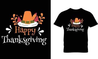 trendiges Thanksgiving-T-Shirt-Design und Thanksgiving-Typografie-T-Shirt. Brauchen Sie ein Thanksgiving-T-Shirt-Design? vektor