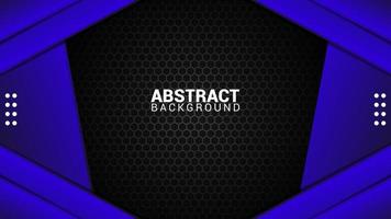 Das dunkelblaue abstrakte Hintergrunddesign eignet sich für Banner, Poster, Gaming-Hintergründe vektor