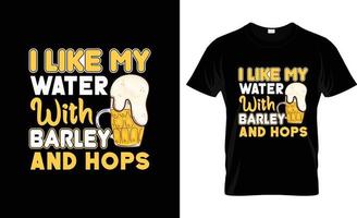 Gebärmutterhalskrebs Craft Beer T-Shirt Design, Craft Beer T-Shirt Slogan und Bekleidungsdesign, Craft Beer Typografie, Craft Beer Vektor, Craft Beer Illustration 1 vektor